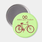 Infinity Miles per gallon fietsmagneet Magneet (Voorkant / Achterkant)
