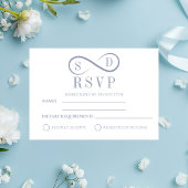 Infinity Minimalist Powder Blue RSVP