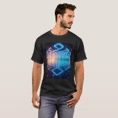 Infinity Mirrors Mesmerizing Art Depth Mirror T-shirt (Voorkant volledig)