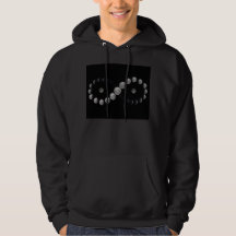 Infinity Moon-symbool mannen hoodie