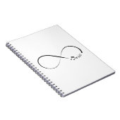 Infinity muzieksymbool notitieboek (Rechterzijde)