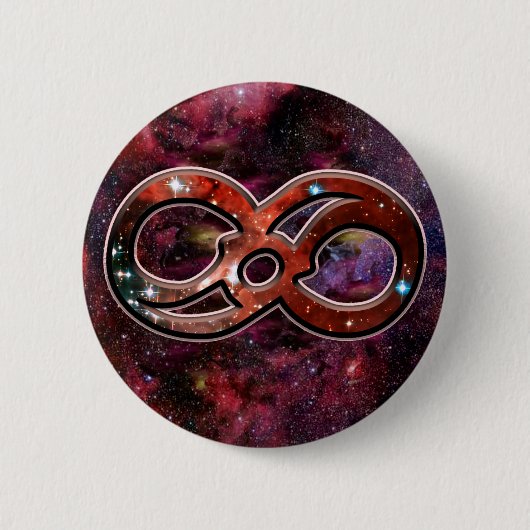 Infinity Nebula Buttonnen Ronde Button 5,7 Cm (Voorkant)