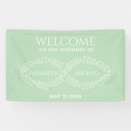 Infinity neo mint botanical romantic chic elegant spandoek