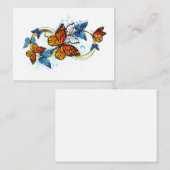 Infinity of Monarch Butterflies Aanbevelingskaartje (Voorkant / Achterkant)