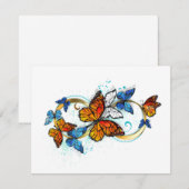 Infinity of Monarch Butterflies Aankondiging (Voorkant / Achterkant)