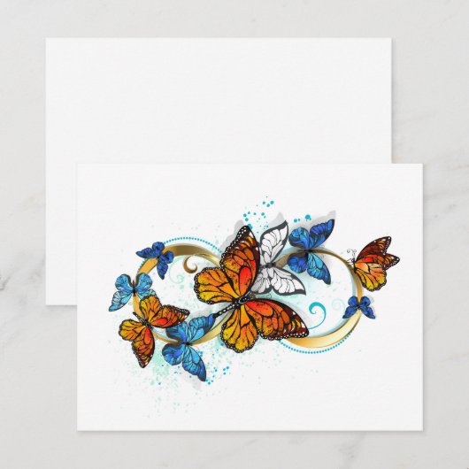Infinity of Monarch Butterflies Aankondiging (Voorkant / Achterkant)