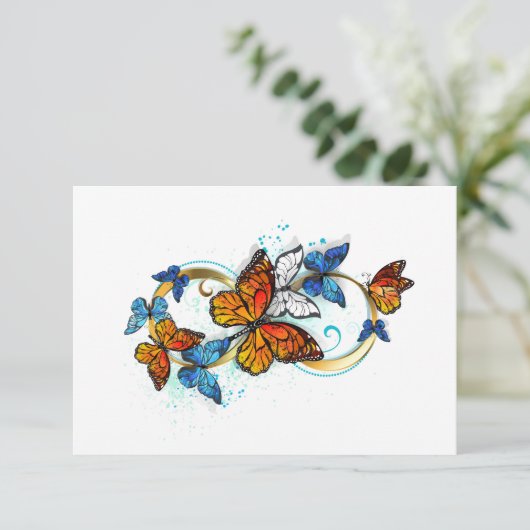 Infinity of Monarch Butterflies Aankondiging (Staand voorkant)