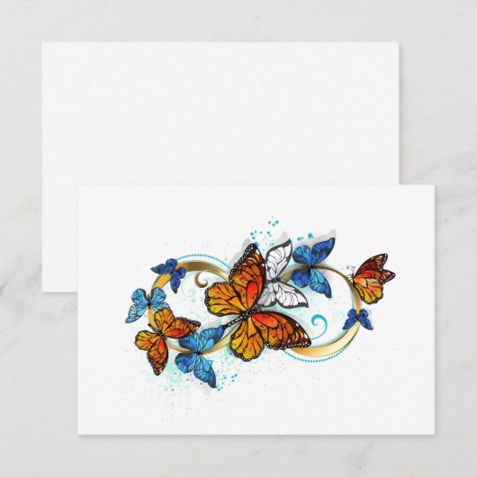 Infinity of Monarch Butterflies Aankondiging (Voorkant / Achterkant)