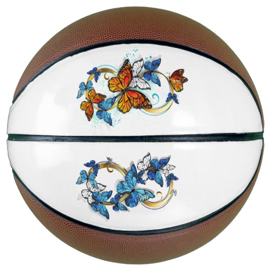 Infinity of Monarch Butterflies Basketbal (Voorkant)