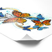 Infinity of Monarch Butterflies Foto Afdruk (Hoek)