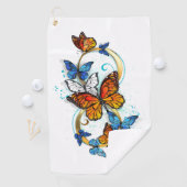 Infinity of Monarch Butterflies Golfhanddoek (Insitu)