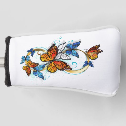 Infinity of Monarch Butterflies Golfheadcover (Voorkant)