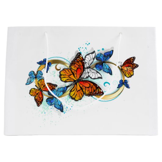 Infinity of Monarch Butterflies Groot Cadeauzakje (Voorkant)