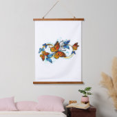 Infinity of Monarch Butterflies Hangend Wandkleed (Slaapkamer)
