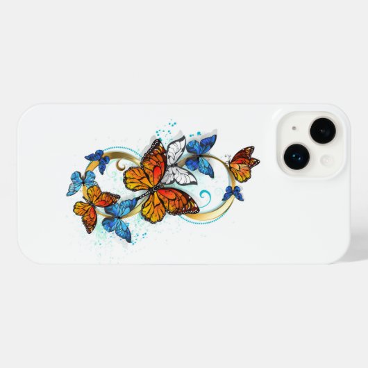 Infinity of Monarch Butterflies iPhone Hoesje (Achterkant horizontaal)