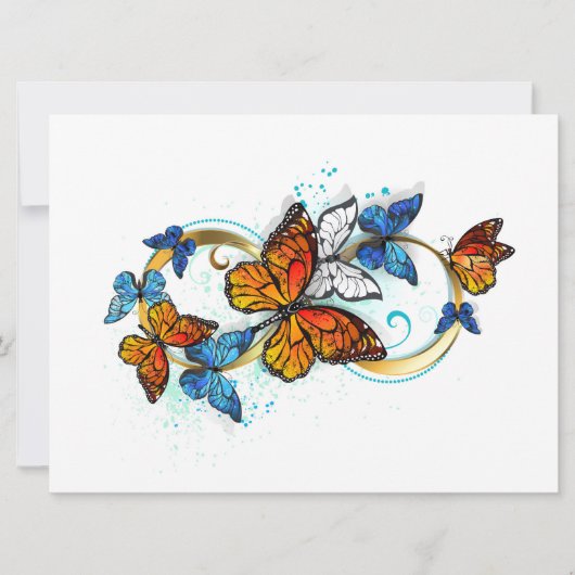 Infinity of Monarch Butterflies Kaart (Voorkant)