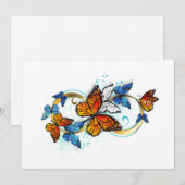 Infinity of Monarch Butterflies Kaart (Voorkant / Achterkant)