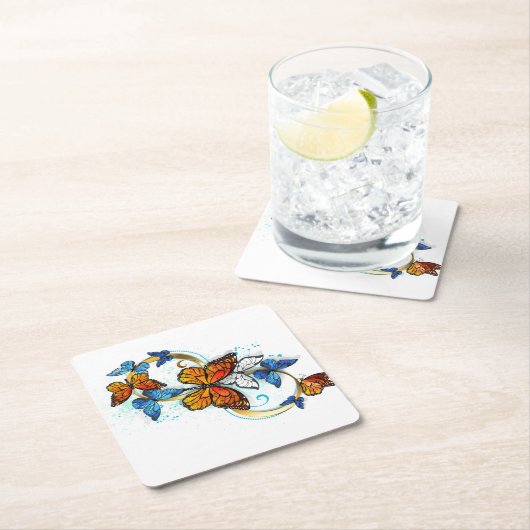 Infinity of Monarch Butterflies Kartonnen Onderzetters (Insitu)