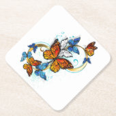 Infinity of Monarch Butterflies Kartonnen Onderzetters (Voorkant)