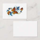 Infinity of Monarch Butterflies Klantenkaartje (Voorkant / Achterkant)