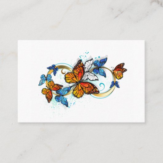 Infinity of Monarch Butterflies Klantenkaartje (Voorkant)