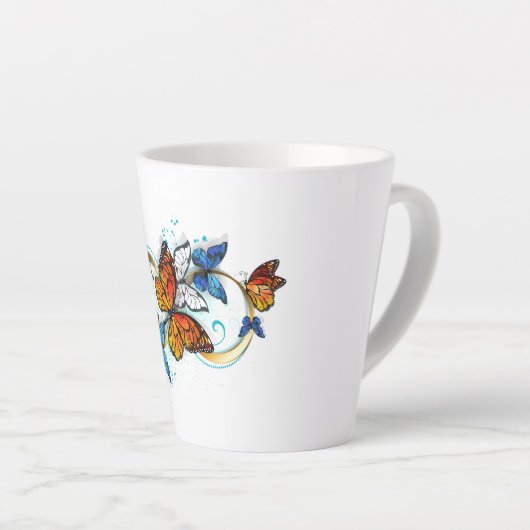 Infinity of Monarch Butterflies Latte Mok (Rechterhoek)