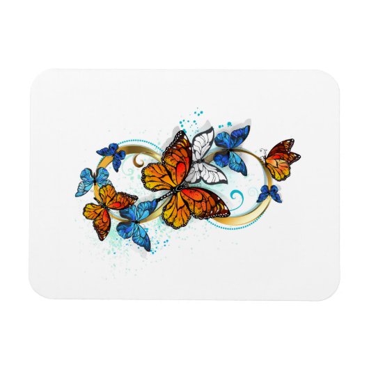 Infinity of Monarch Butterflies Magneet (Horizontaal)