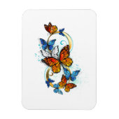 Infinity of Monarch Butterflies Magneet (Verticaal)