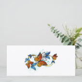 Infinity of Monarch Butterflies Menu (Staand voorkant)