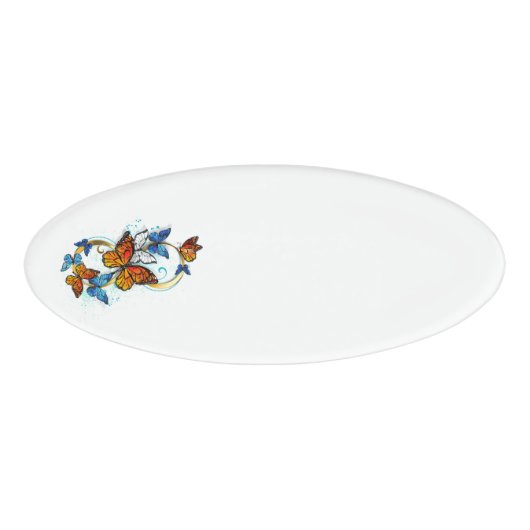 Infinity of Monarch Butterflies Naambadge (Voorkant)