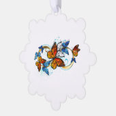Infinity of Monarch Butterflies Ornament Kaart (Links)