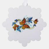 Infinity of Monarch Butterflies Ornament Kaart (Voorkant)