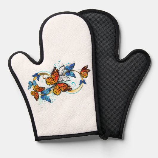 Infinity of Monarch Butterflies Ovenwant (Voorkant / Achterkant)