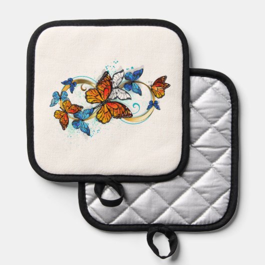 Infinity of Monarch Butterflies Pannenlap (Voorkant / Achterkant)