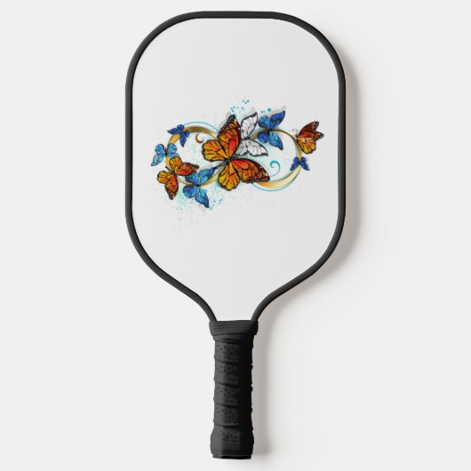 Infinity of Monarch Butterflies Pickleball Paddle (Achterkant)