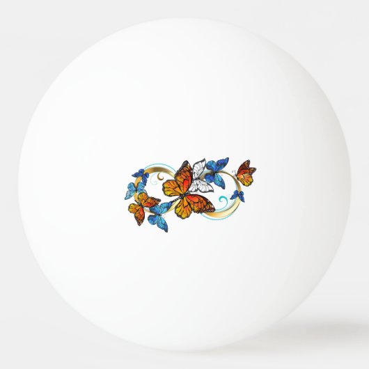 Infinity of Monarch Butterflies Pingpongbal (Voorkant)