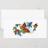 Infinity of Monarch Butterflies Programmakaart (Voorkant / Achterkant)