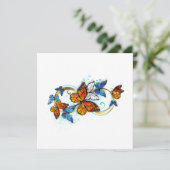 Infinity of Monarch Butterflies Programmakaart (Staand voorkant)