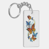Infinity of Monarch Butterflies Sleutelhanger (Voorkant Links)