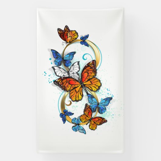 Infinity of Monarch Butterflies Spandoek (Verticaal)