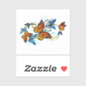 Infinity of Monarch Butterflies Sticker (Vel)