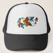 Infinity of Monarch Butterflies Trucker Pet (Voorkant)