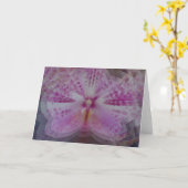 Infinity Orchid Note Kaart (Gele Bloem)