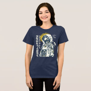 Infinity Ray – Cyberpunk Android Anime Tri-Blend Shirt