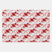 Infinity Rozen Patroon Inpakpapier Vel (Voorkant)