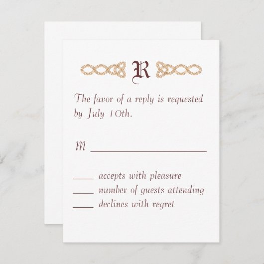 Infinity RSVP (Voorkant / Achterkant)