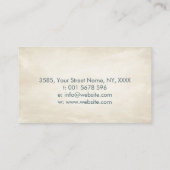 Infinity Sakura Tree Branch Visitekaartje (Achterkant)