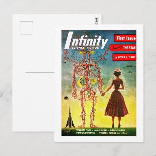 Infinity Science Fiction (november 1951) Briefkaart (Voorkant / Achterkant)