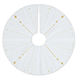 Infinity Space Stippen 2 - White en Gold- Kerstboom Rok