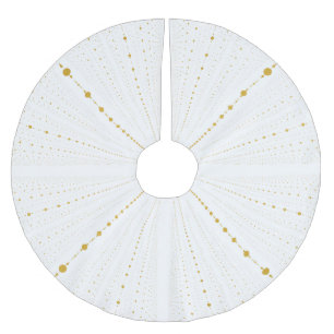 Infinity Space Stippen 2 - White en Gold- Kerstboom Rok